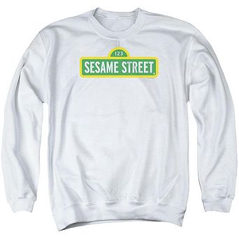 Sesame Street Logo Adult Crewneck Sweatshirt