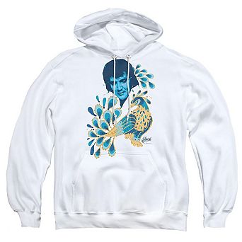 Elvis Presley Peacock Adult Pull Over Hoodie