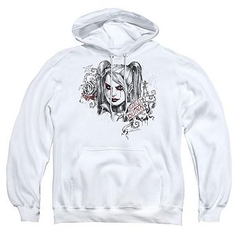 Batman Arkham Knight Sketchy Girl Adult Pull Over Hoodie
