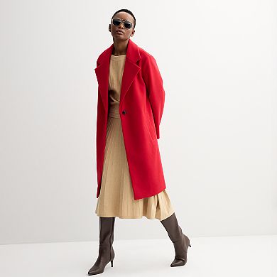 Women's Nine West Long Wrap Coat