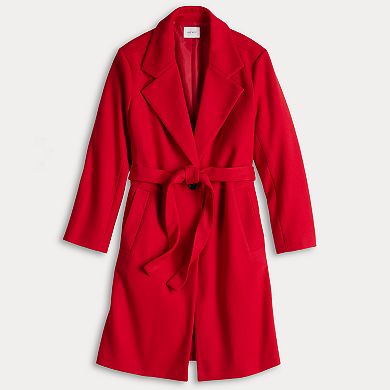 Women's Nine West Long Wrap Coat