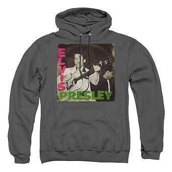 Elvis Presley First Lp Adult Pull Over Hoodie