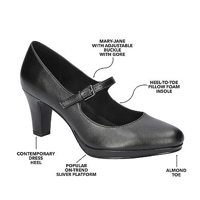 Easy Street Women's Zest Mary Jane Platform Pumps