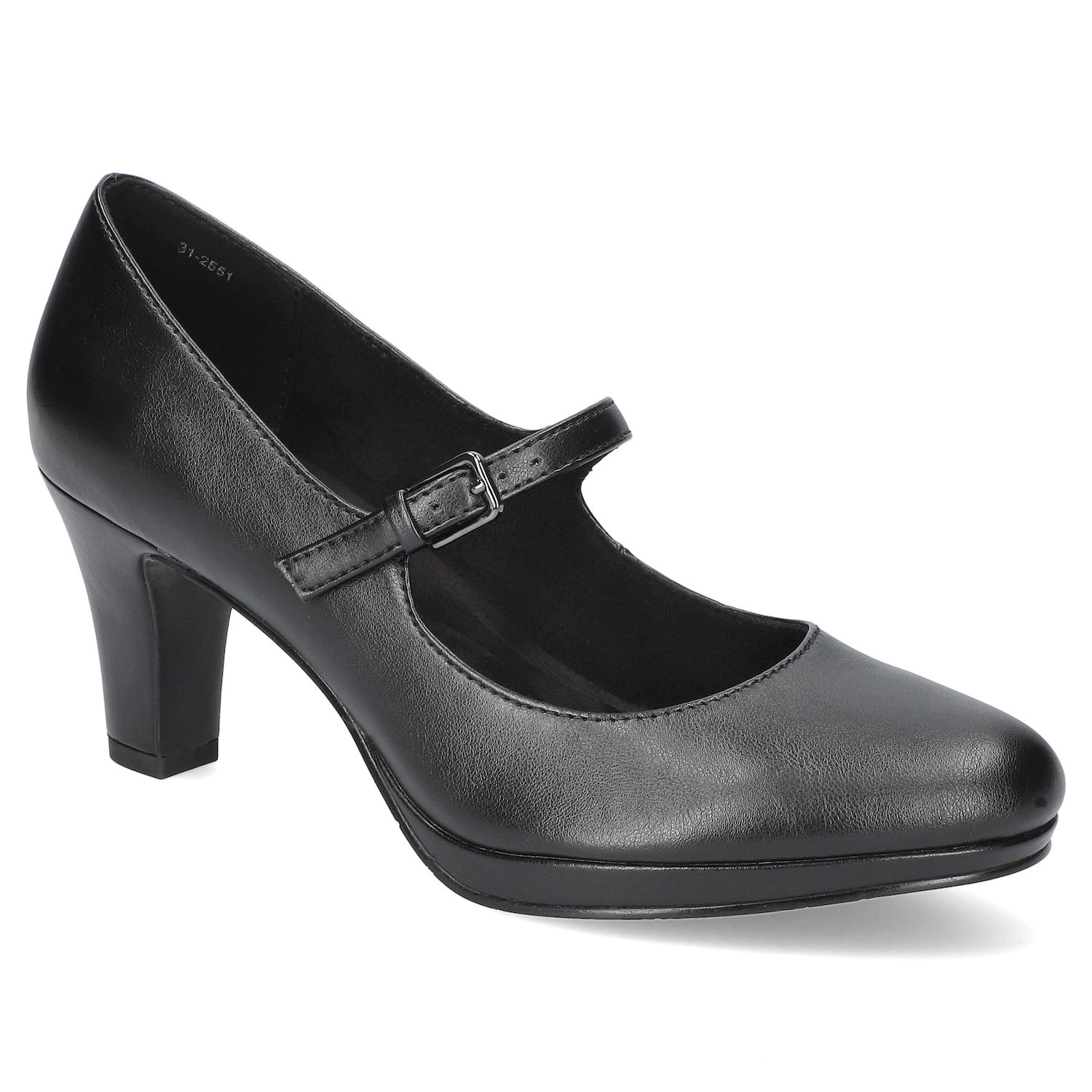 Женские туфли Easy Street Zest Mary Jane Platform, цвет: Чёрный