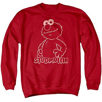 Sesame Street Studmuffin Adult Crewneck Sweatshirt