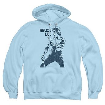Bruce Lee Fighter Adult Pull Over Hoodie