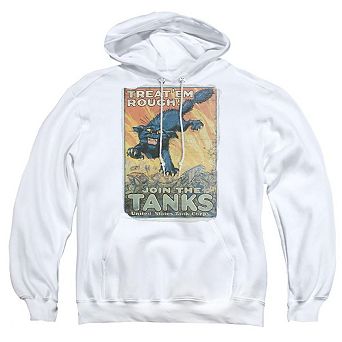 U.s. Army Treat Em Rough Adult Pull Over Hoodie