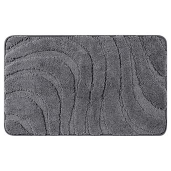 1 pc Non Slip Bath Mat Bathroom Rug Absorbent Washable Microfiber for Shower Room Floor 20" x 32"