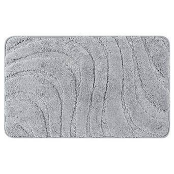 1 pc Non Slip Bath Mat Bathroom Rug Absorbent Washable Microfiber for Shower Room Floor 20" x 32"
