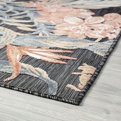 KHL Rugs Callie Transitional Black Area Rug