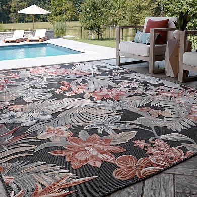 KHL Rugs Callie Transitional Black Area Rug