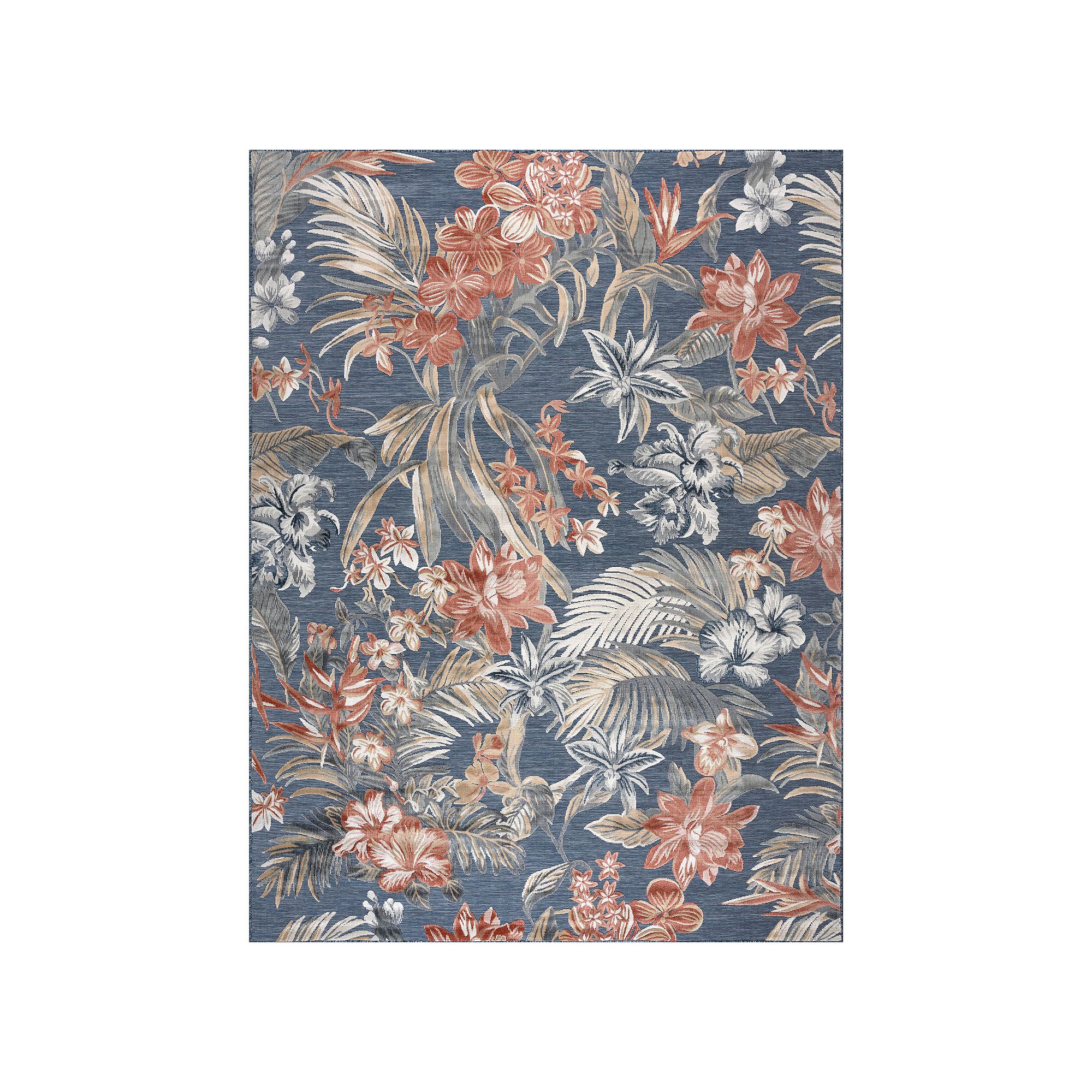 KHL Rugs Callie Transitional Blue Area Rug