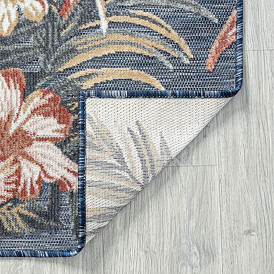 KHL Rugs Callie Transitional Blue Area Rug