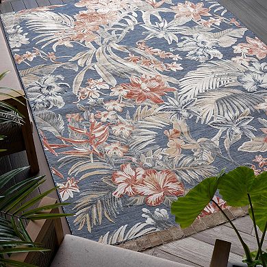 KHL Rugs Callie Transitional Blue Area Rug