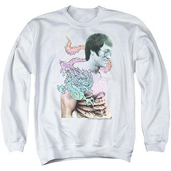 Bruce Lee A Little Bruce Adult Crewneck Sweatshirt