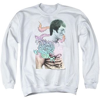 Bruce Lee A Little Bruce Adult Crewneck Sweatshirt