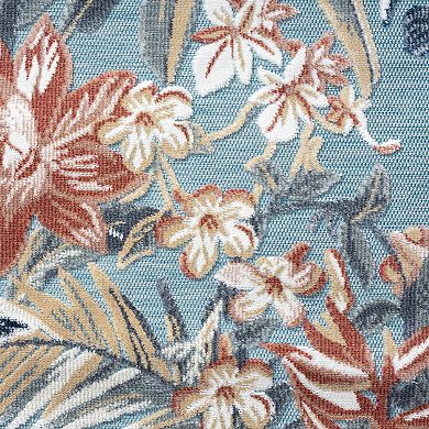 KHL Rugs Callie Transitional Aqua Scatter Mat Rug