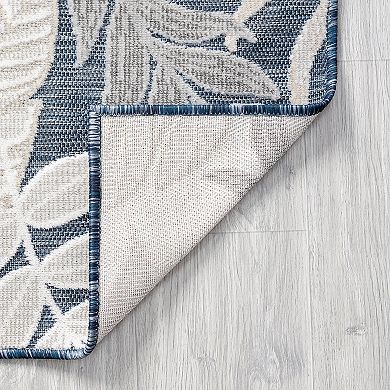 KHL Rugs Daisy Transitional Dark Blue Area Rug
