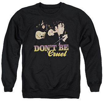 Elvis Presley Dont Be Cruel Adult Crewneck Sweatshirt