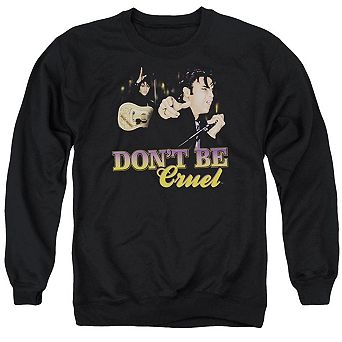 Elvis Presley Dont Be Cruel Adult Crewneck Sweatshirt