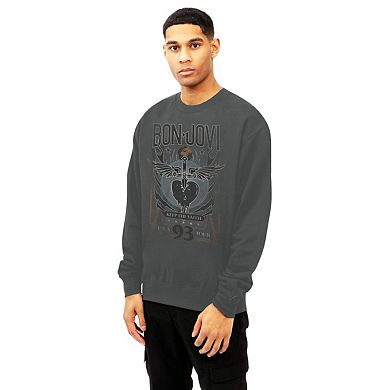 Bon Jovi Keep The Faith Adult Crewneck Sweatshirt