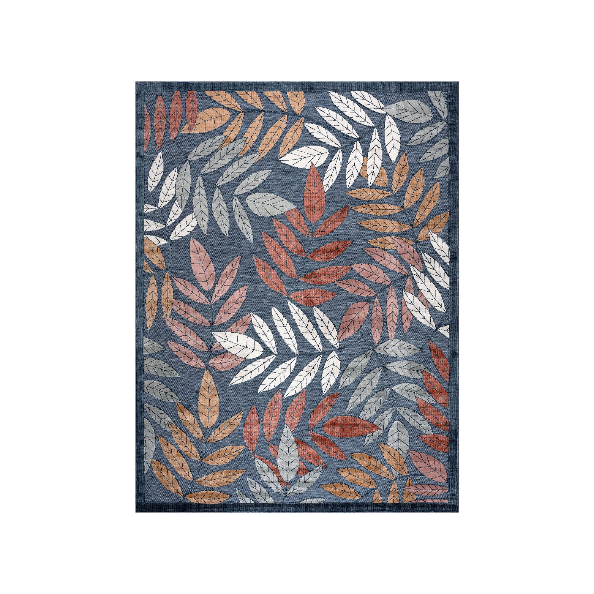 KHL Rugs Gilda Transitional Dark Blue Area Rug