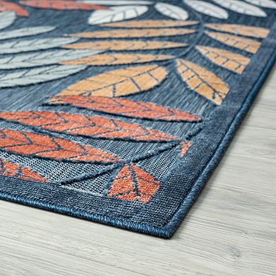 KHL Rugs Gilda Transitional Dark Blue Area Rug