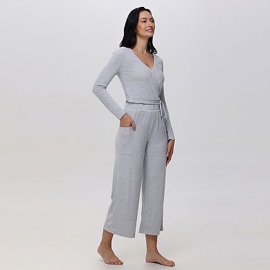 Women's Adyson Parker Ballet Wrap Pajama Top & Pajama Pants Set