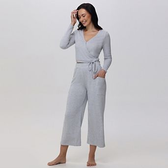 Women's Adyson Parker Ballet Wrap Pajama Top & Pajama Pants Set