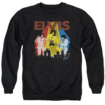 Elvis Presley Vegas Remembered Adult Crewneck Sweatshirt