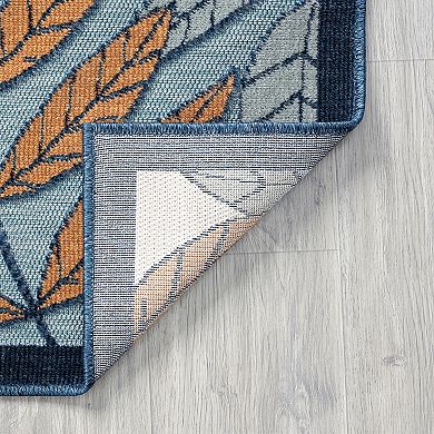 KHL Rugs Gilda Transitional Aqua Area Rug