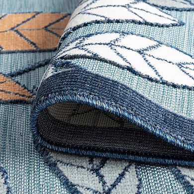 KHL Rugs Gilda Transitional Aqua Area Rug