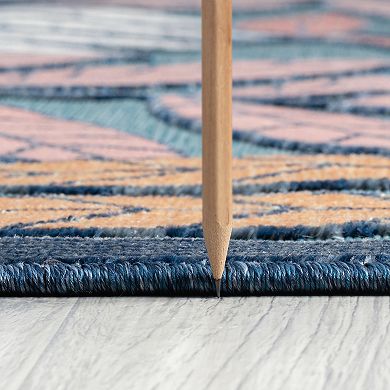 KHL Rugs Gilda Transitional Aqua Area Rug