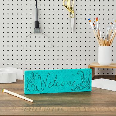 1-inch Thick Foam Rectangle Blocks For Diy Crafts, Polystyrene Boards,12 Pack