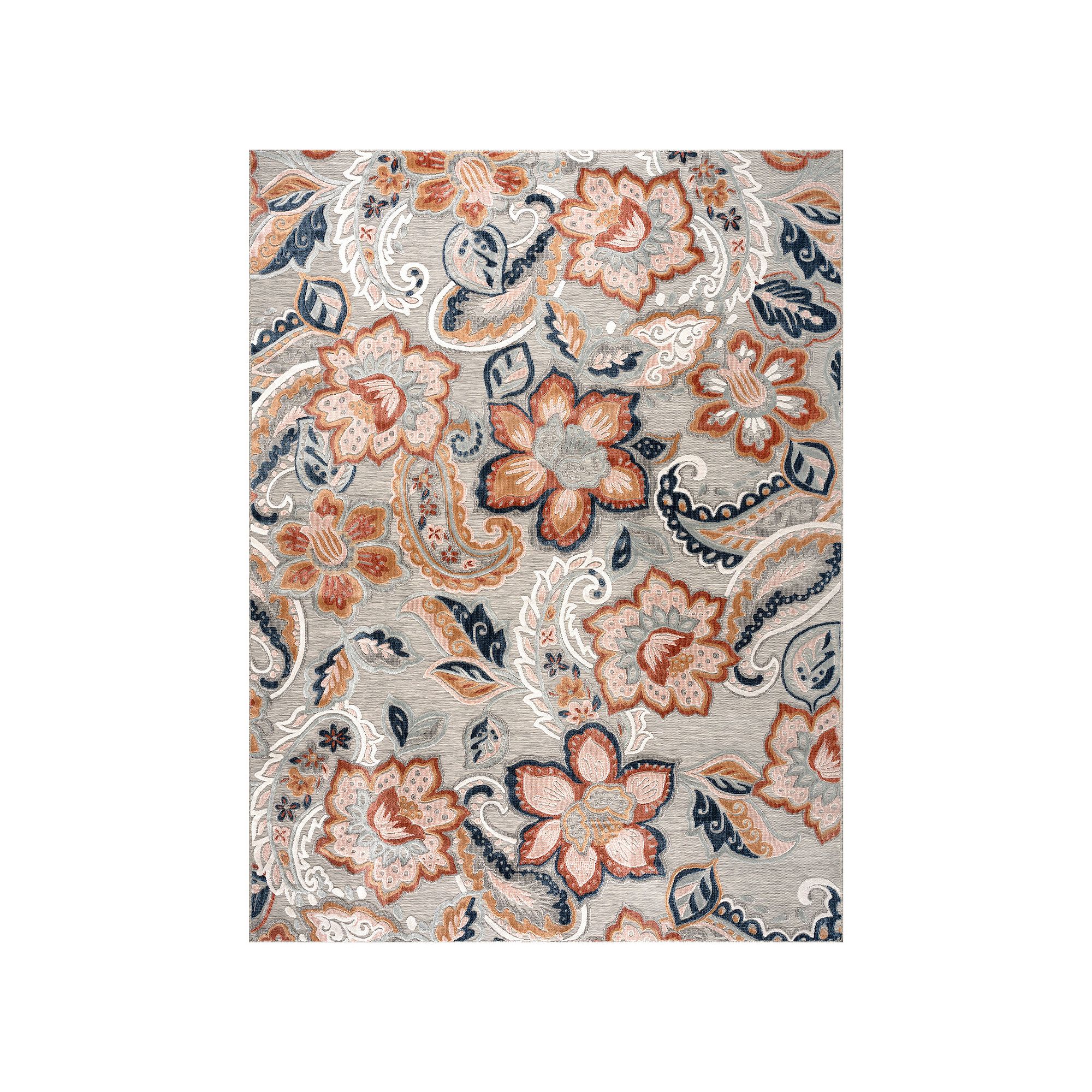 KHL Rugs Lilia Transitional Gray Area Rug