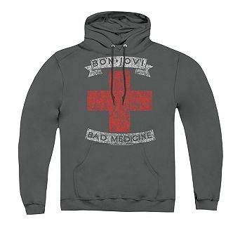 Bon Jovi Bad Medicine Adult Pull Over Hoodie