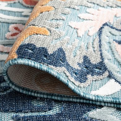KHL Rugs Lilia Transitional Aqua Area Rug