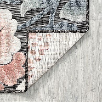 KHL Rugs Elaina Transitional Black Area Rug