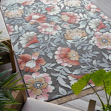 KHL Rugs Elaina Transitional Black Area Rug