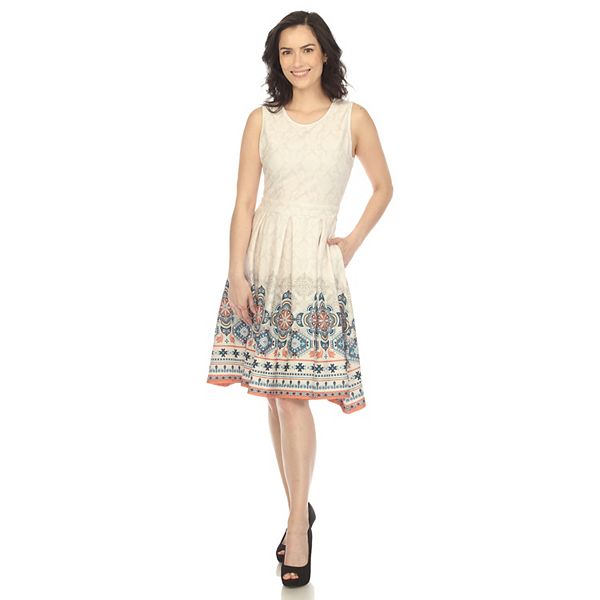 Flared Knee-Length Dress main image 1