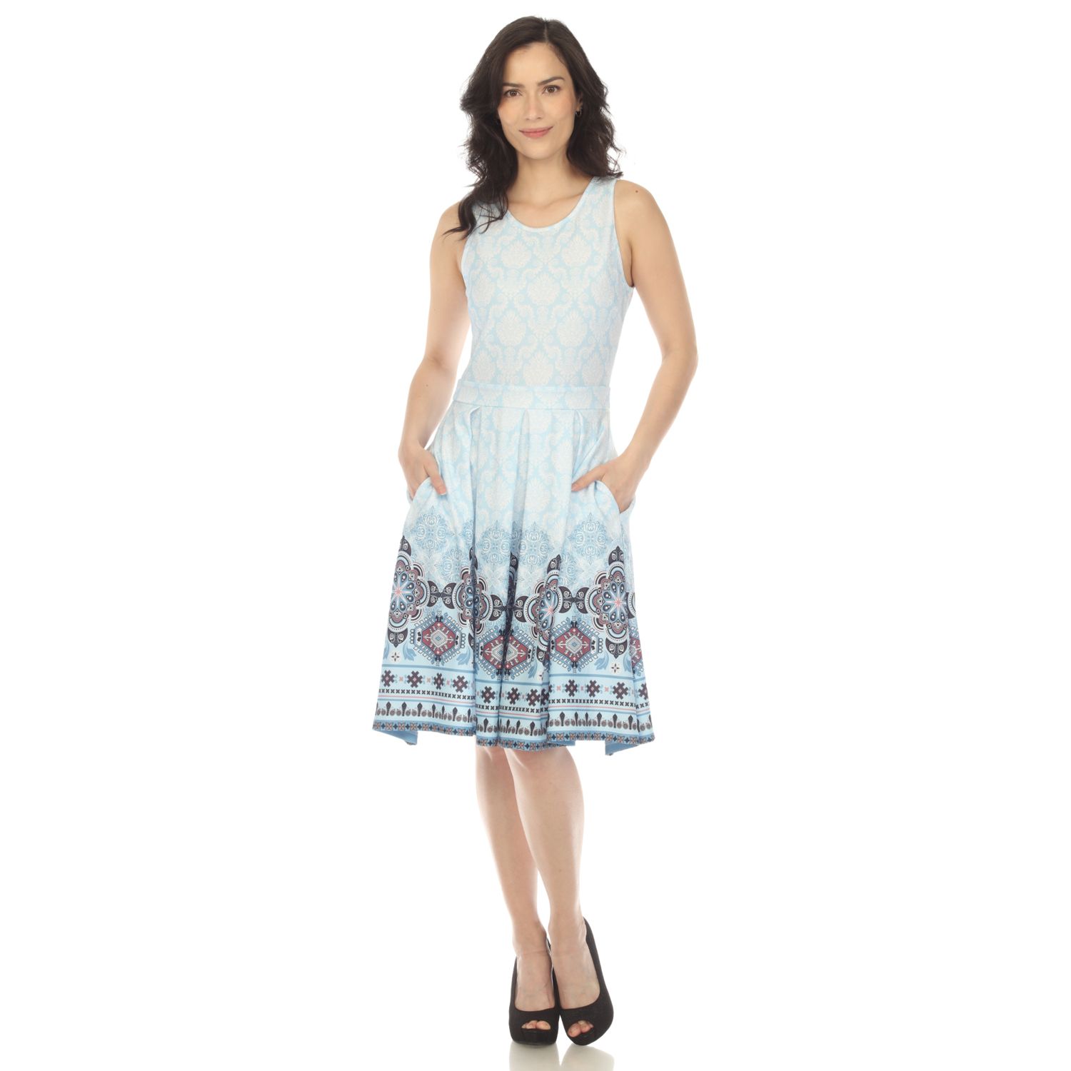 Женские платья Fit And Flare Knee Length Dress