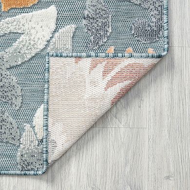 KHL Rugs Elaina Transitional Aqua Area Rug
