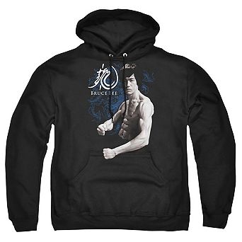 Bruce Lee Dragon Stance Adult Pull Over Hoodie