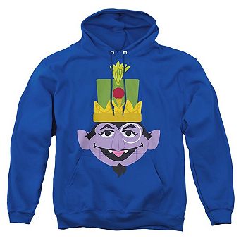 Sesame Street Christmas Nutcracker Count Adult Pull Over Hoodie