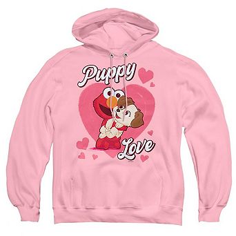Sesame Street Furry Friends Forever Puppy Love Adult Pull Over Hoodie