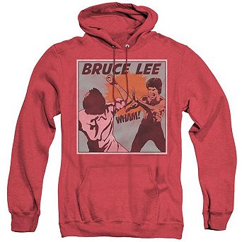Bruce Lee Comic Panel Adult Heather Hoodie