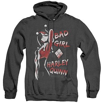 Batman Bad Girl Adult Heather Hoodie