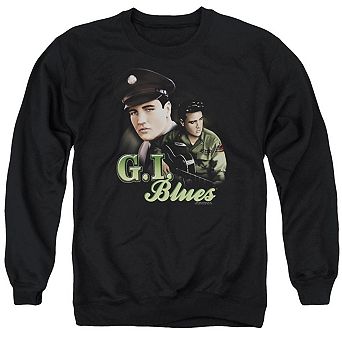 Elvis Presley G I Blues Adult Crewneck Sweatshirt