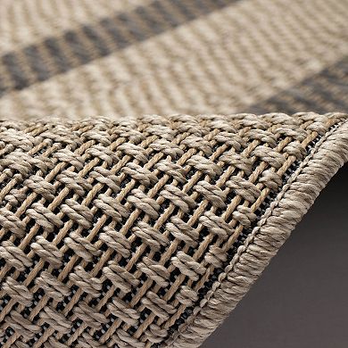 Liora Manne Monaco Multi Border Indoor / Outdoor Area Rug