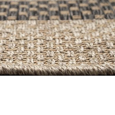 Liora Manne Monaco Multi Border Indoor / Outdoor Area Rug